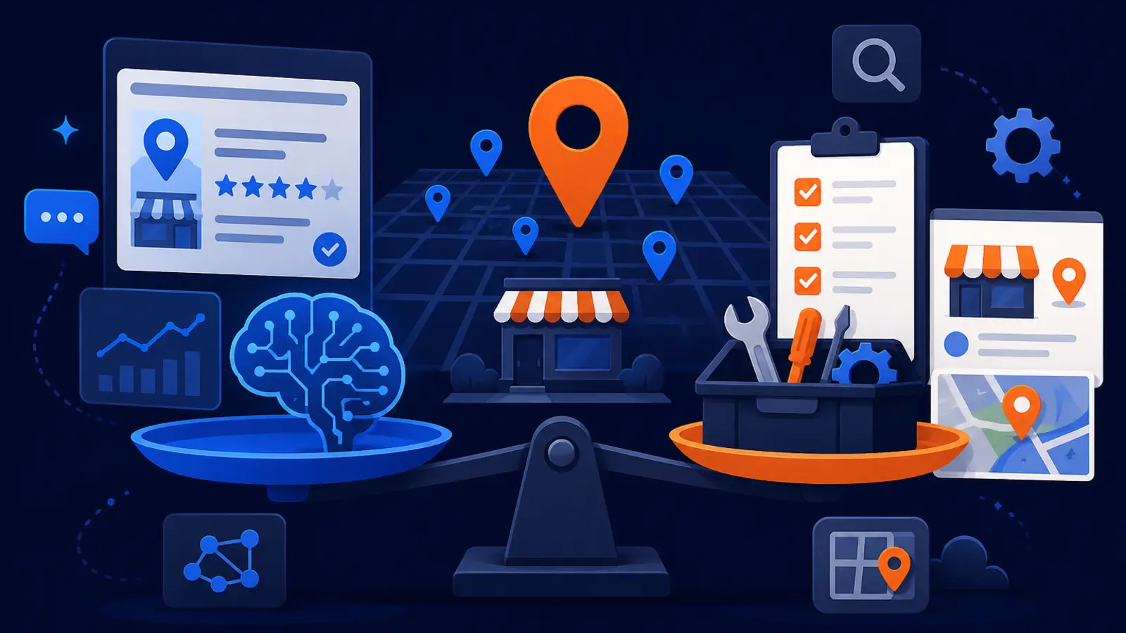 AI search optimization vs doing local SEO yourself with free Google tools