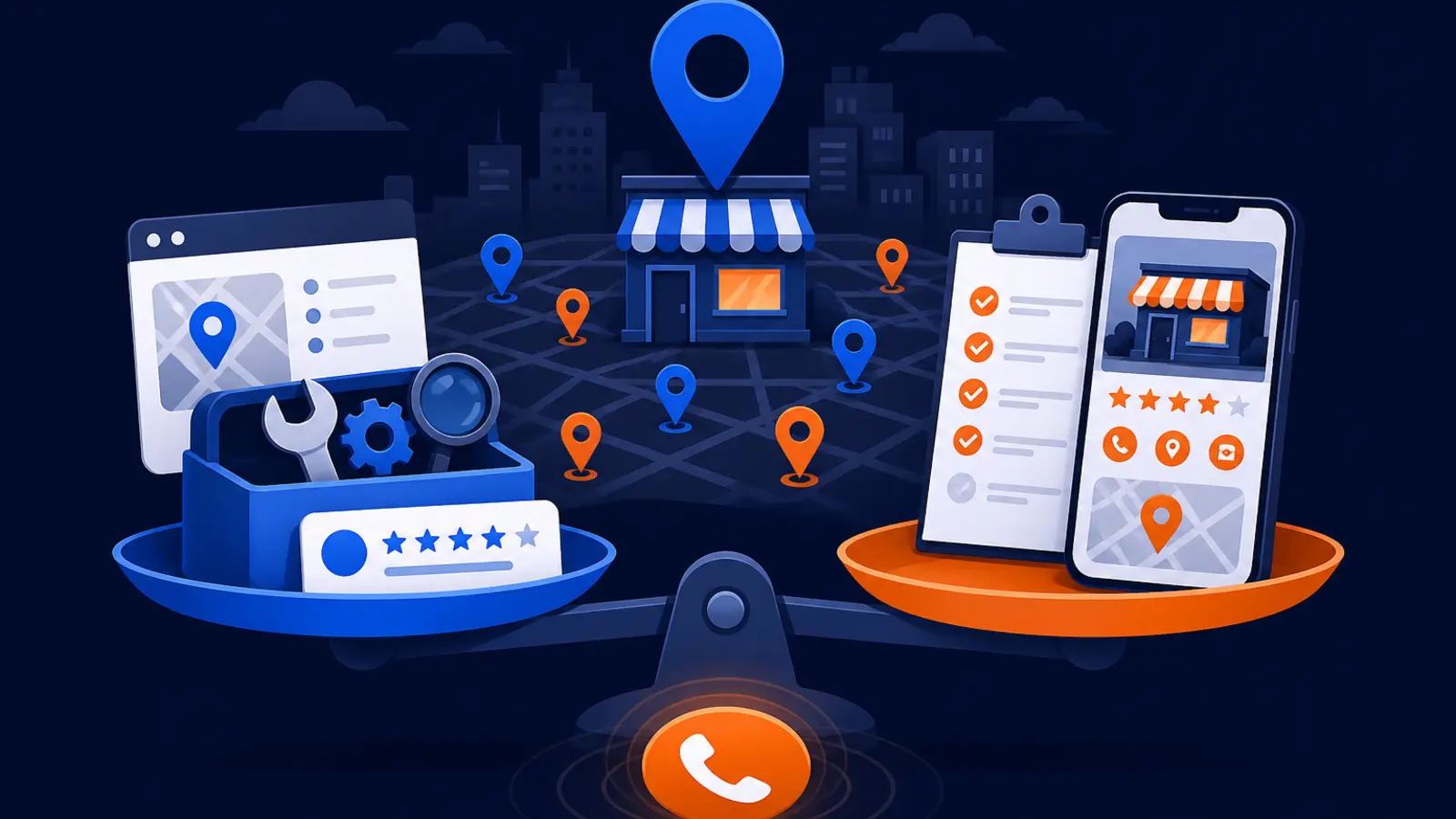 Free local visibility tools vs doing local SEO yourself