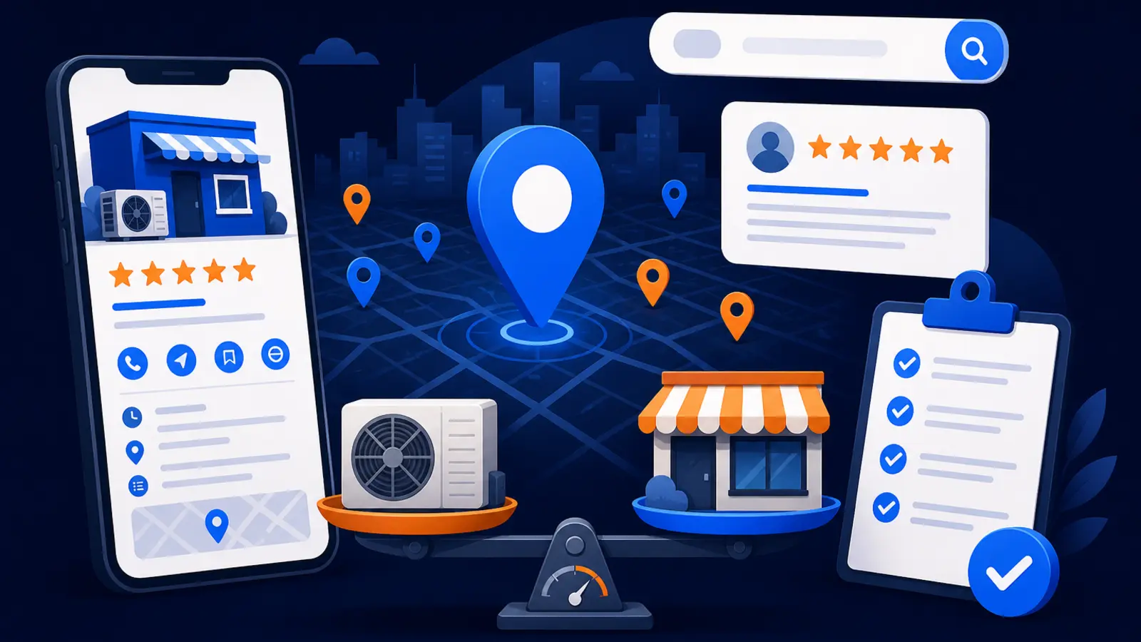 Google Business Profile optimization for HVAC