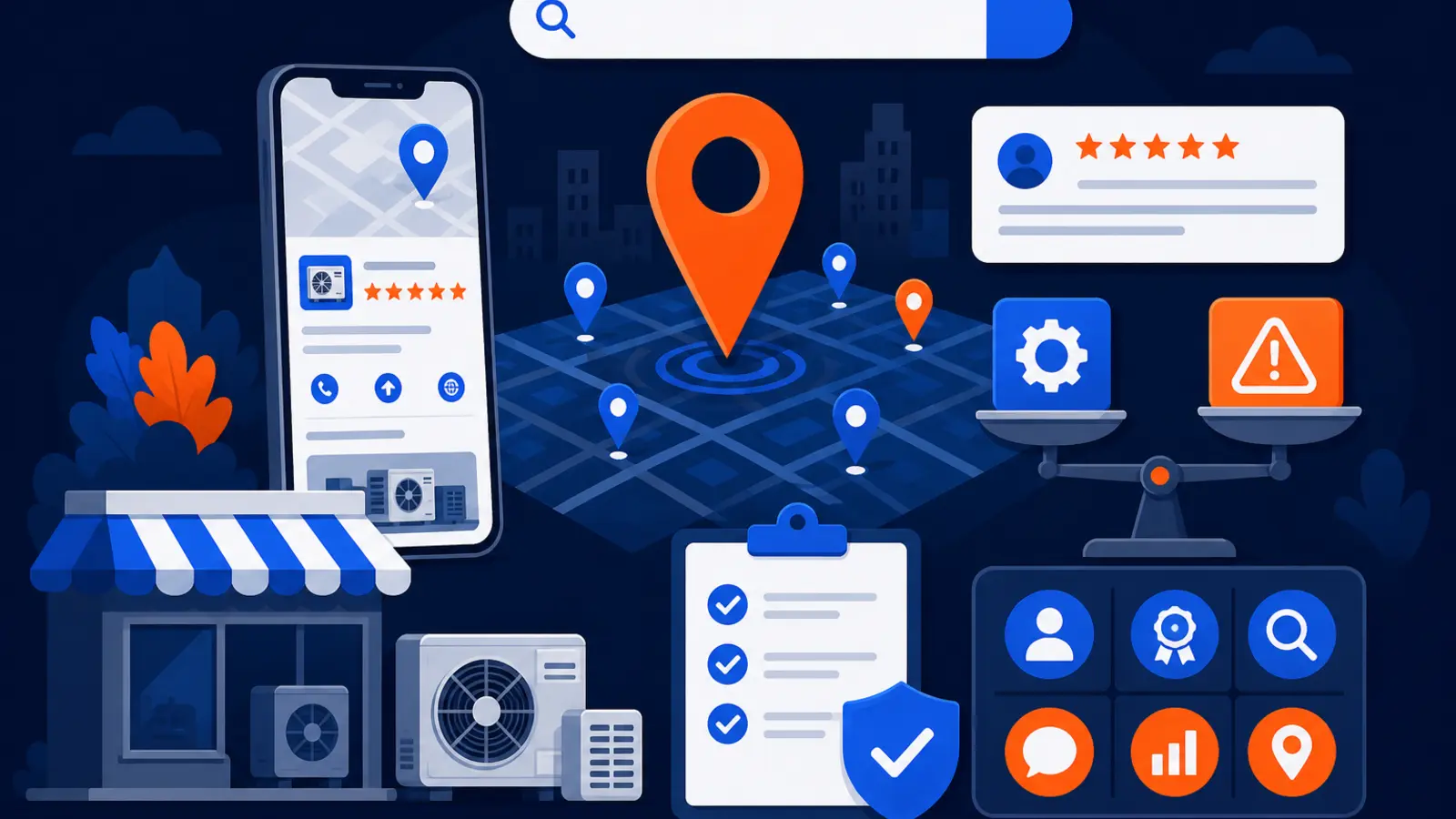 Google Maps SEO for HVAC companies