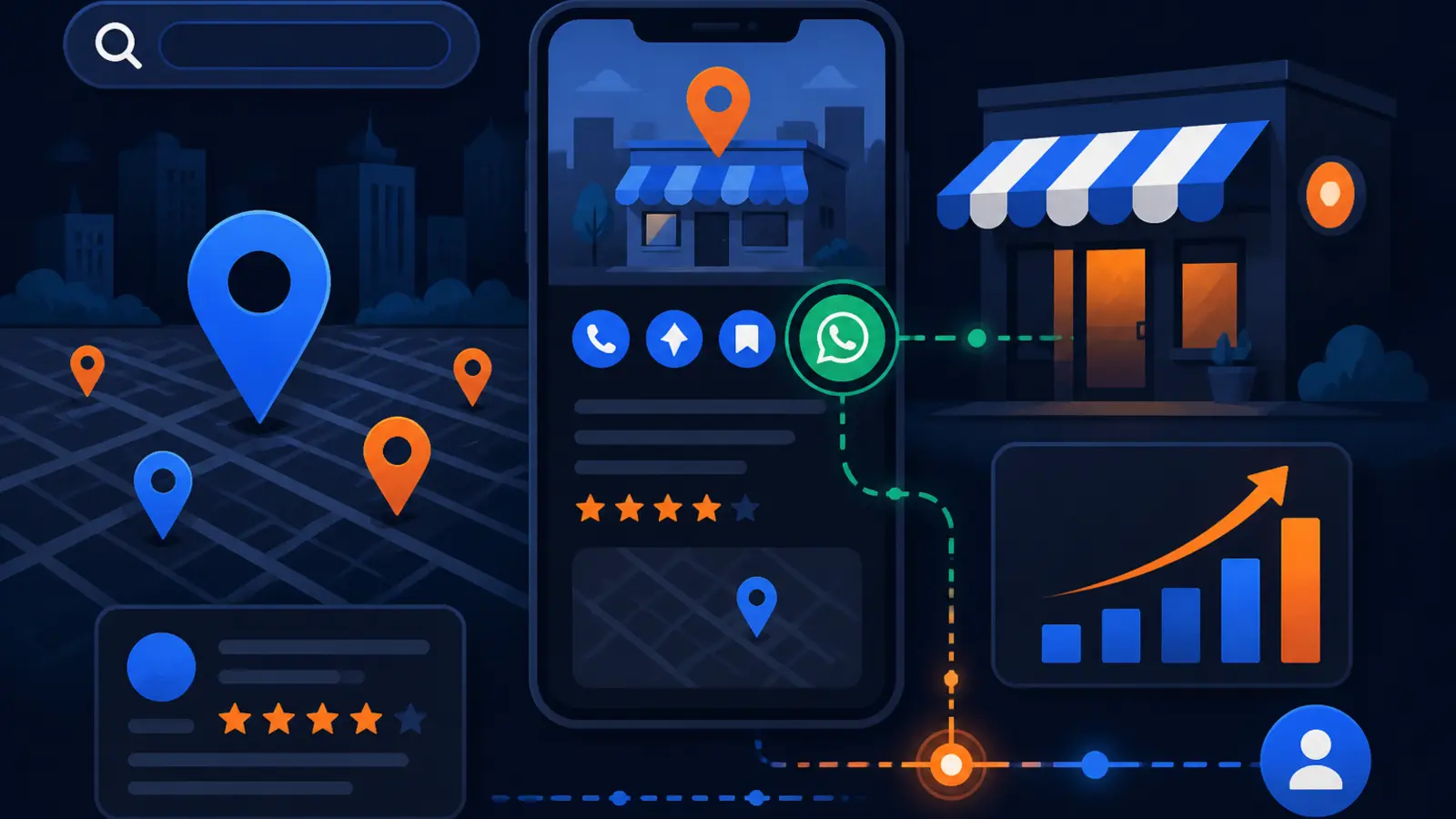 WhatsApp buttons in Google local panels make contact routing harder to ignore