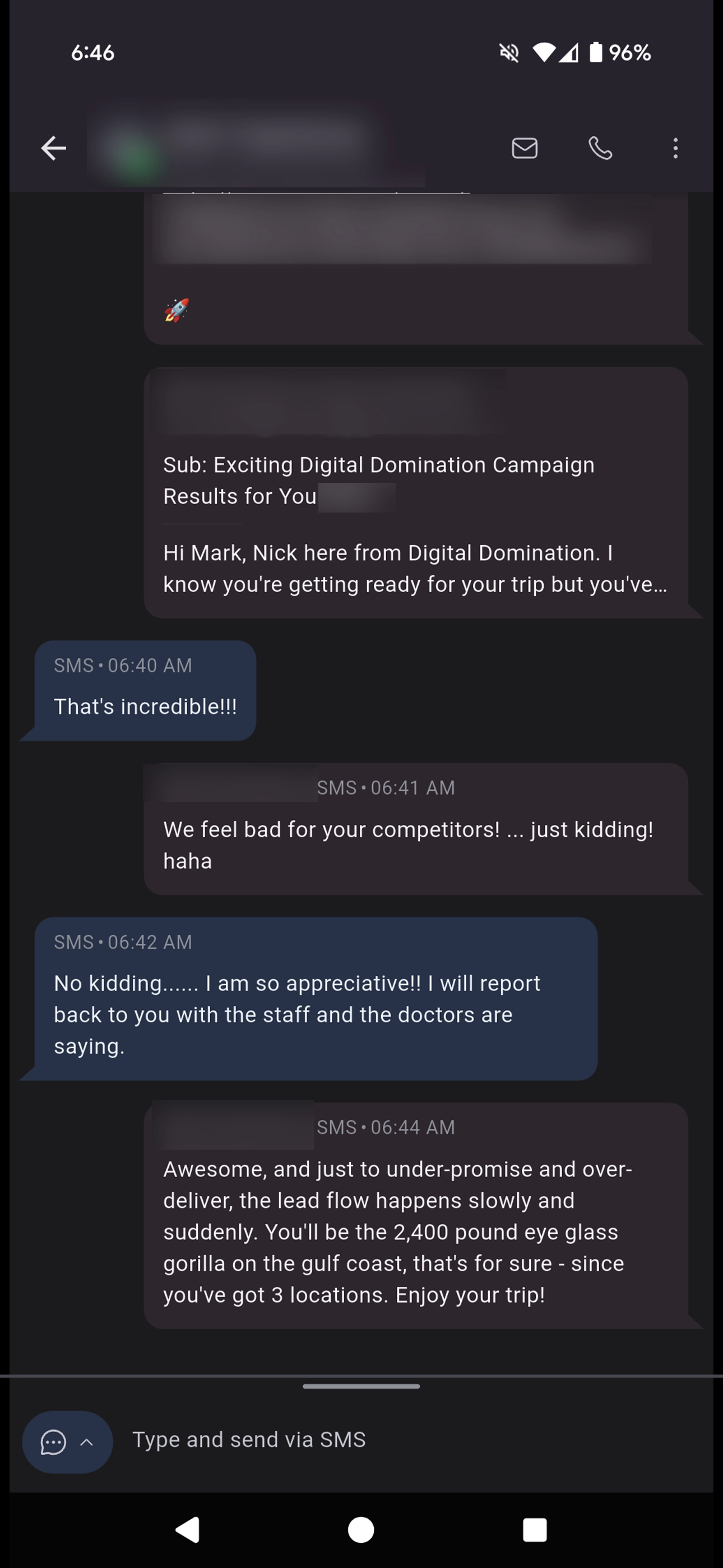 Client feedback 8