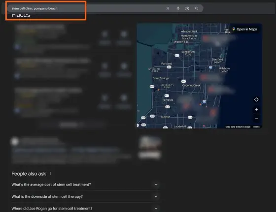 Case study screenshot 9 of 9: GeoGrid scan, revenue numbers or Map Pack win