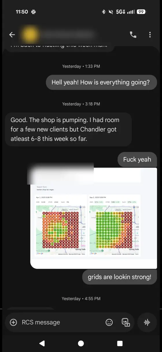 Unedited client feedback screenshot 7 of 10