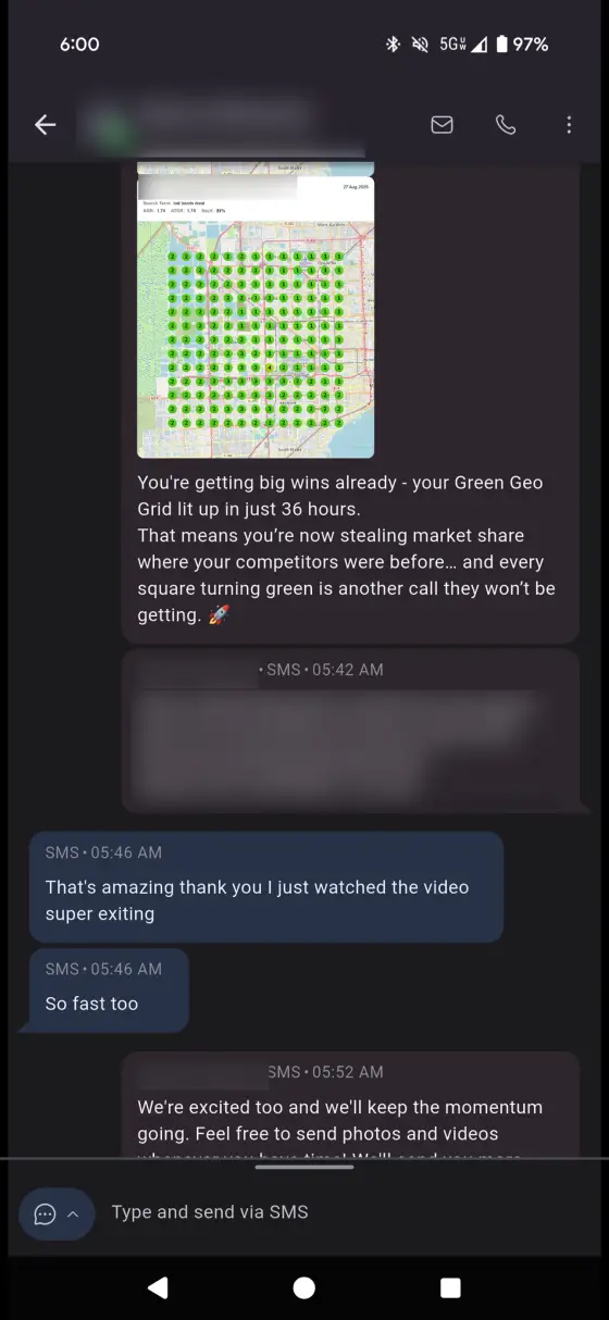 Unedited client feedback screenshot 9 of 10