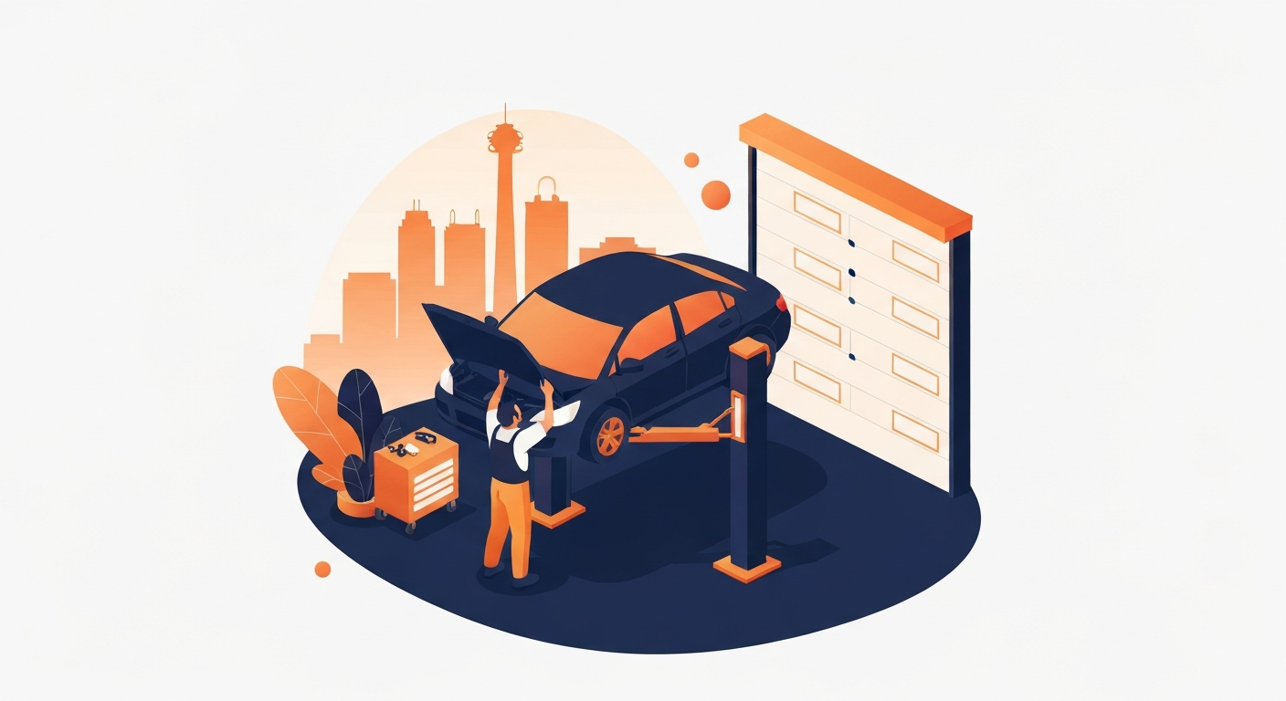 A Auto Repair professional working on a job site in Dallas.