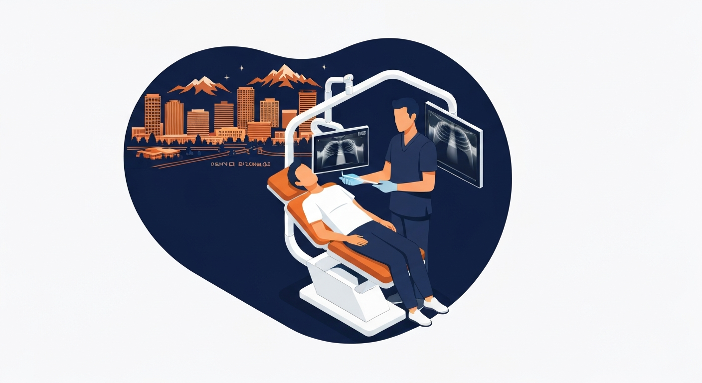 A Dentist professional working on a job site in Denver.