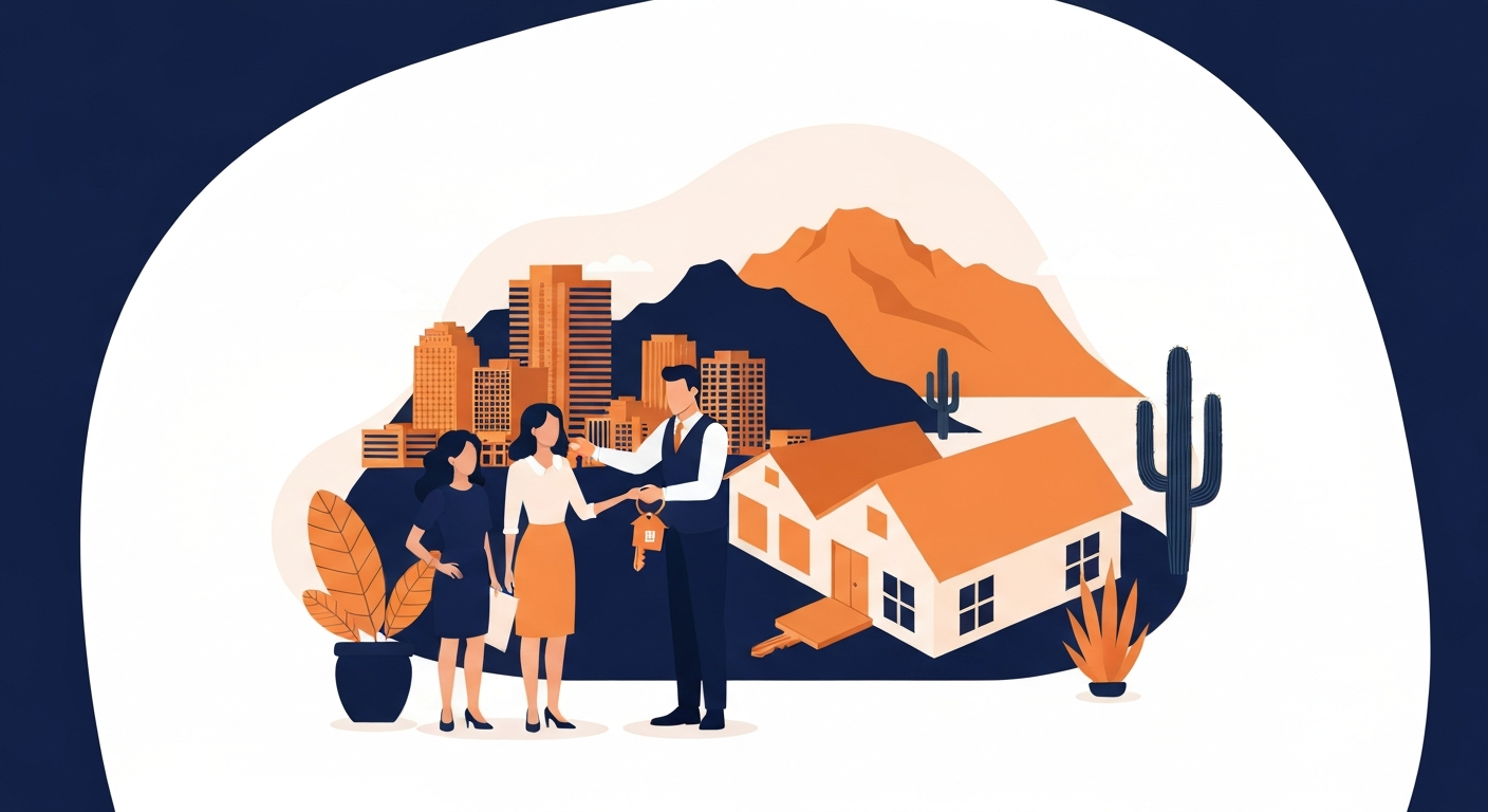 A Real Estate Agent professional working on a job site in Phoenix.